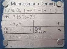 Gear motor MANNESMANN DEMAG Typ: AF04 L-B3-1-1-0 ( AF04L-B3-1-1-0 ) IP54 Neu ! photo on Industry-Pilot